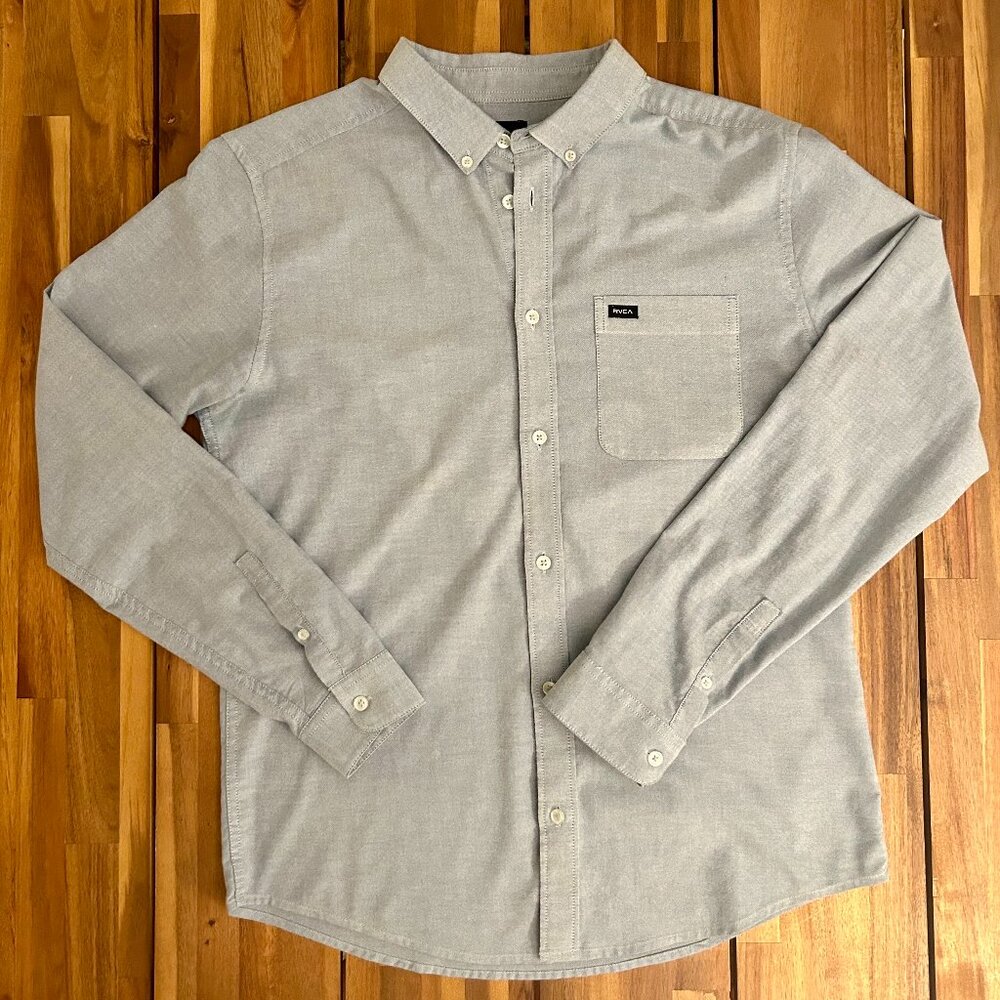 RVCA "That'll Do" Slim Fit Long Sleeve Shirt